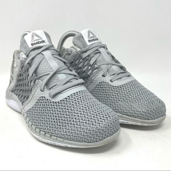 Reebok ZPrint Hazard Athletic Shoe Grey Womens 6 - Picture 2 of 8